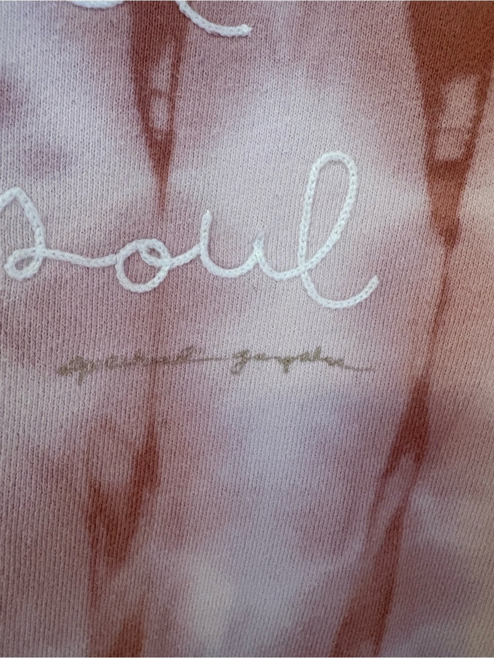 Spiritual Gangster Tie-Dye Crew Sweatshirt - Mauve Blush - Picture 3 of 4